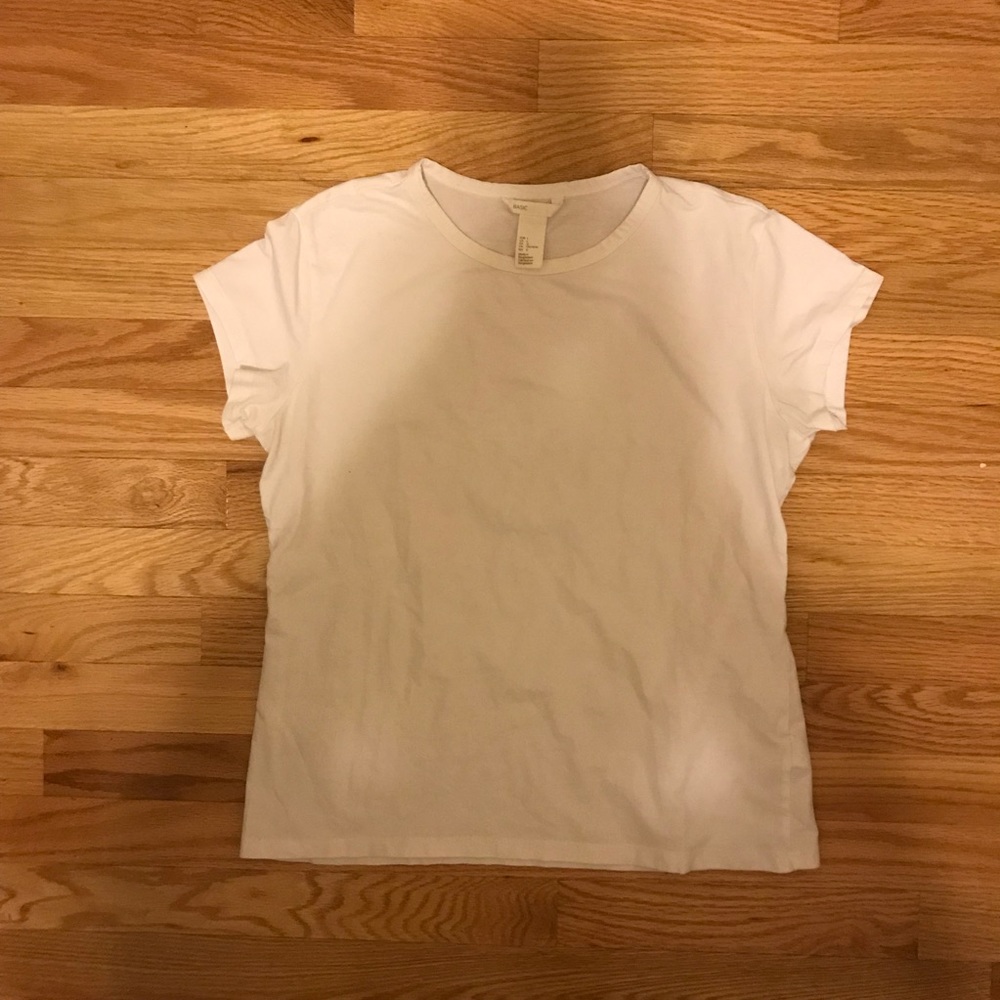 *CLEARANCE* Basic white H&M short sleeve tee